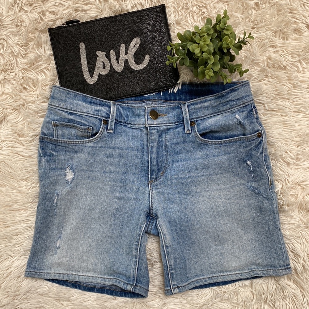 Light Blue Denim Women's Shorts